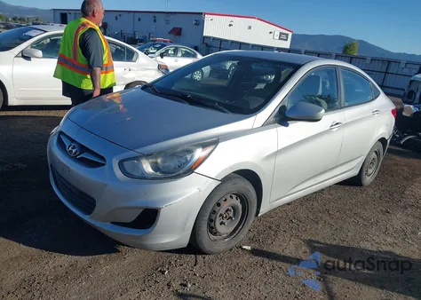 2014 Hyundai Accent Gls из США, поврежденный, VIN KMHCT4AE0EU620185